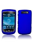 Blackberry Torch 9800 Rubberized Shield Hard Case - Dark Blue