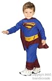 Superman Jumpsuit Costume: Baby's Size Birth - 9 Months