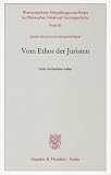 Produkt-Bild: Vom Ethos der Juristen