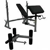Valor Fitness BF-37 FID Olympic Bench w/ Leg/Preacher Curl