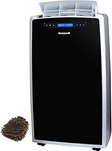 Honeywell MM14CCS 14,000 BTU Portable Air Conditioner with Remote Control - Black / Silver (Complete Set) w/ Bonus: Premium Microfiber Cleaner Bundle
