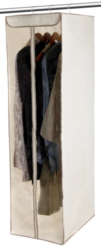 DAZZ Hanging Dress Wardrobe with Cedar, Natural Canvas