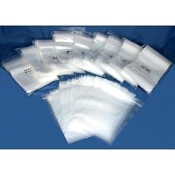 1000 Poly Bag Zipper Resealable Plastic Shipping Bags 6" x 9"