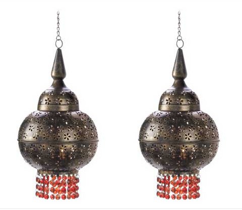 Hanging Moroccan Candle Lantern of 2