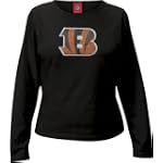 Cincinnati Bengals Women's Black Jazzed Up Long Sleeve T-Shirt