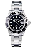 Watch&Jewellery Online Shop Ranking 30. Davosa Ternos Men's Diver Automatic Watch 16145550 With Sapphire Crystal,Date Magnifier, Screw in Crown And ETA Movement