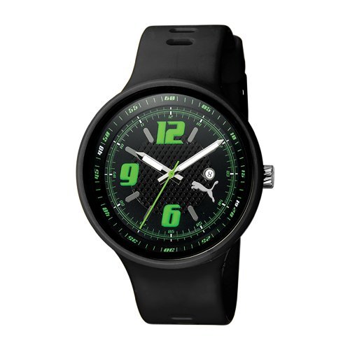Puma Time Herrenuhr SLICK GENTS 3HD BLACK GREEN A.PU910691004