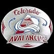 Colorado Avalanche Enameled Belt Buckle - NHL Hockey Fan Shop Sports Team Merchandise