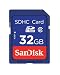 Sandisk 32GB Secure Digital SD Card - Retail Pack