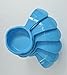 Tupperware Measuring Cup Set Salt Water Taffy Light Blue Food Prep