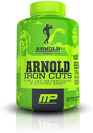 Arnold Iron Cuts 3-in-1 Fat Metabolizing and Cutting Agent Pills - 90 Capsules (Exp 11-2015)