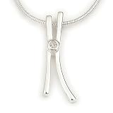Ortak Jewellery Panache Collection Sterling Silver DP 057 Women's Pendant