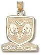"Dodge" Ram Logo 3/4" Charm/Pendant -14K/10K, Stainless Steel or Gold Plated