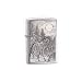 Zippo Lighter Timberwolves Emblem, Brushed Chrome