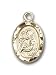 Gold Filled St. Anthony Pendant with Gold Filled Lite Curb Chain 18 inch