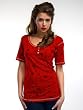 Sailor Jerry WOMENS CHERRY REPEAT TEE in Red- All Sizes