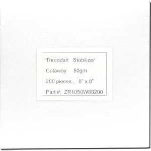 Regular-Cutaway-Embroidery-Stabilizer-8x8-200-Precut-Sheets