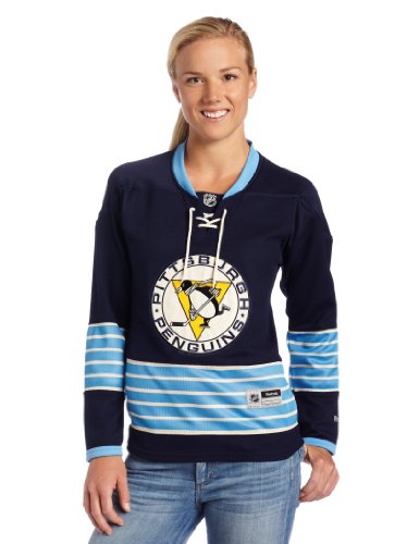 NHL Women's Pittsburgh Penguins Reebok Premier Team Jersey - 7214W5P4Wrppe (Navy, Medium)