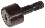 1.125 dia. x .625 (A x B, Outer race), .500 x 7/16-20 (E x F, Thd.), Steel, Regular Duty, Cam Follower (1 Each)