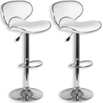 Lot de 2 tabourets de bar LOUNGE simi...