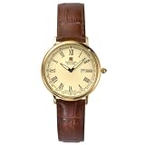 The World's Thinnest Calendar Watch (Gold).