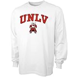 UNLV Runnin' Rebels White Youth Bare Essentials Long Sleeve T-shirt