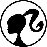 BARBIE HEAD LOGO MATTEL - Vinyl Decal Sticker 5
