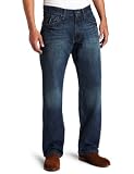 41JtxW2K9ZL. SL160  Nautica Jeans Mens Loose Medium Slub Jean
