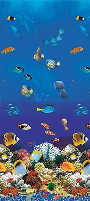 SmartlineCaribbean 28-Foot Round Liner | UniBead Style | 52-Inch Wall Height | 25 Gauge Virgin Vinyl | Designed for Steel Sided Above-Ground Swimming Pools