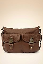 Limited Collection Washed Buckle Cross Body Bag