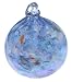 Color Mix Blown Glass Ornament: Blues