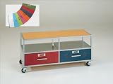 Elite Products Locker TV Media Cart