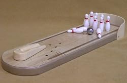 Wooden Mini Bowling Game