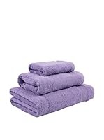 Flor De Algodón Juego De Toallas Zar (Violeta)