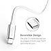 GVDV USB 3.1 Type-C (USB-C) to USB Type-A 3.0 Male Sync & Charging Cable W Reversible Design for the New MacBook, Google Nexus 6P 5X, OnePlus 2 ,Nokia N1, Type-C Supported Devices (Silver (1.8 m))