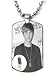 Justin Bieber Engraved Dogtag Necklace w/Chain and Giftbox