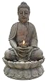 Illuminated Buddha Outdoor Fountain