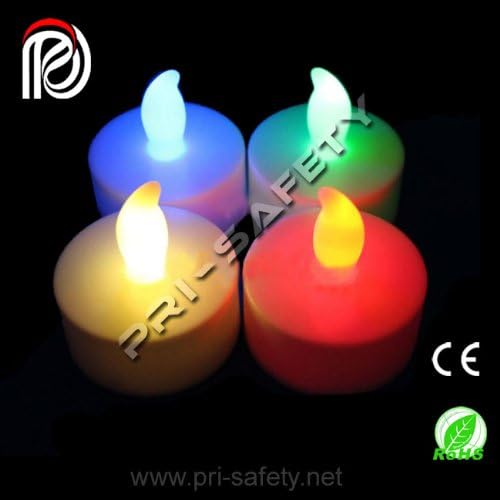 HALLOWEEN PARTY LIGHTS! Flameless LED Tea Lights Color Changing Battery-powered - 24-pack