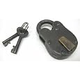 Vintage Look Lever Lock Padlock W/ Keys Pirate Chest