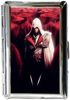 Assassins_Creed_Assassins_Creed_Brotherhood_games Customize Stainless Steel ID Credit Card wallet Cigarettes Case