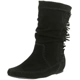  : Chinese Laundry Women's Frida Mid-Calf Fringe Boot,Black,5.5 M