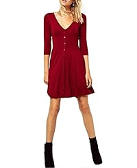 Sexy V-neck Vintage Party Dress 