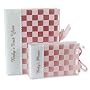 Baby Essentials Woven Ribbon Baby Book and Photo Album Girls Gift Set Pink