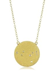 Ella Poe "Constellations" 14k Gold Vermeil Aries Diamond Pendant Necklace