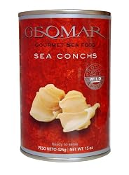Geomar Gourmet Seafood, Sea Conchs (Caracoles), 15-Ounce Cans (Pack of 3)
