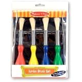 Melissa and Doug Jumbo Paint Brushes - (Set of 4) by