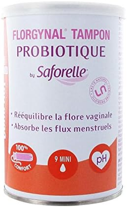 SAFORELLE FLORGYNAL Tampon probiotique mini avec applicateur (9)