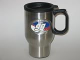 JEFF BURTON #99 16 oz. Logo Stainless Steel Travel Mug