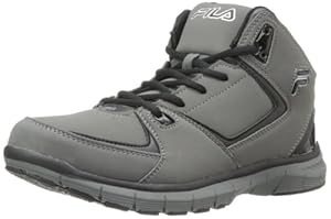 Fila Men's Shake and Bake 2 Basketball Shoe,Pewter/Black/Metallic Silver,10 M US