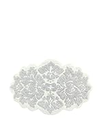 COINCASA Alfombra de Baño 110 x 70 cm (Blanco/Gris Claro)